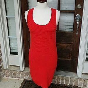 Banana Republic Red Sleeveless Dress
